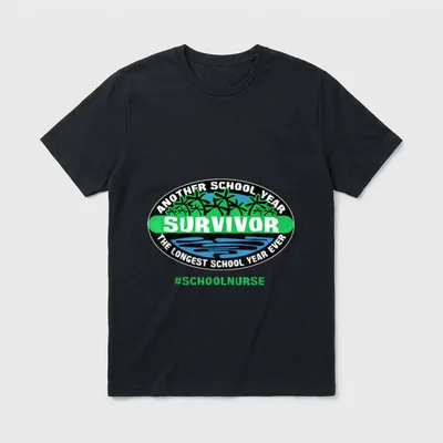 The Longest School Year Ever Nurse T-Shirt – Classic T-Shirt in Black