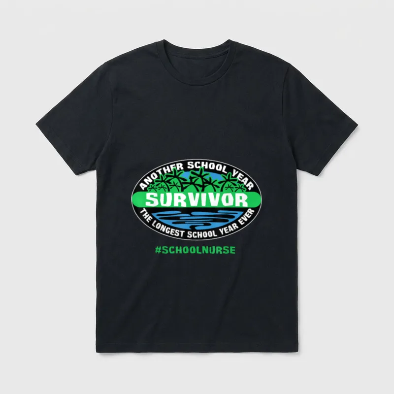 The Longest School Year Ever Nurse T-Shirt – Classic T-Shirt in Black