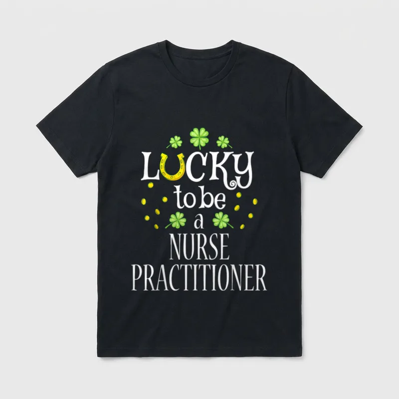 St Patrick's Day Lucky T-Shirt – Classic T-Shirt in Black