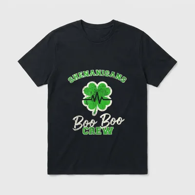 St Day Nurse Squad Boo Boo T-Shirt – Classic T-Shirt in Black