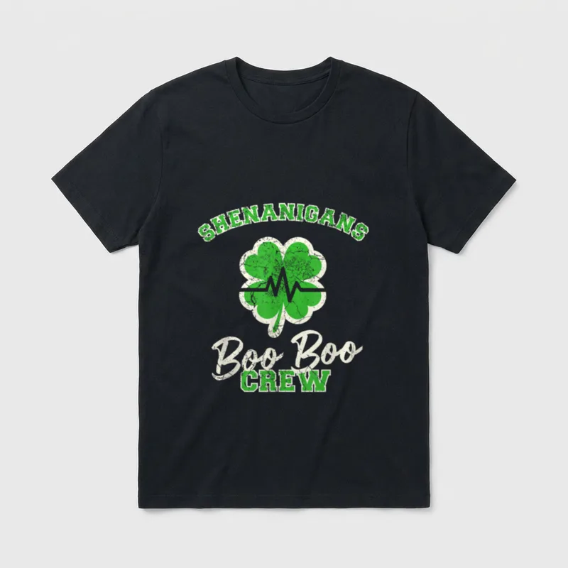 St Day Nurse Squad Boo Boo T-Shirt – Classic T-Shirt in Black
