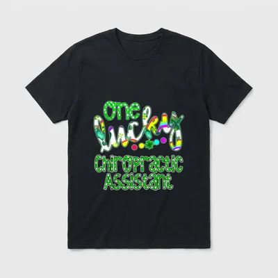 Lucky Chiropractic Assistant St Day Nurse T-Shirt – Classic T-Shirt in Black