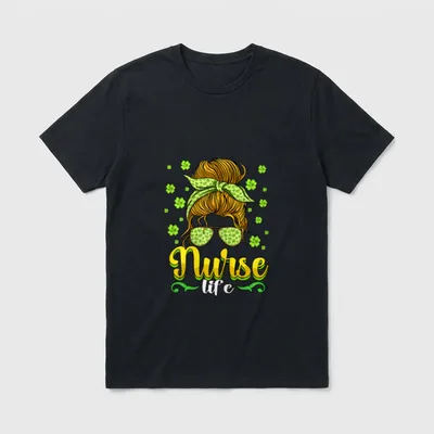 Nurses Life Day Shenanigans T-Shirt – Classic T-Shirt in Black