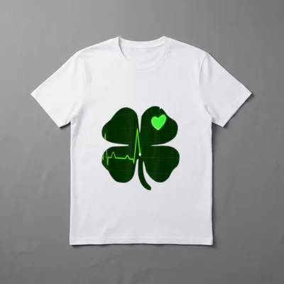Shamrock Medical Nurse Pulse Heart Beat T-Shirt – Classic T-Shirt in Black