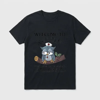 Welcome to Night Shift Where Everday T-Shirt – Classic T-Shirt in Black