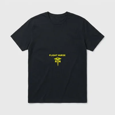 Registered Flight Nurse Aircrew RN Medical T-Shirt – Classic T-Shirt in Black