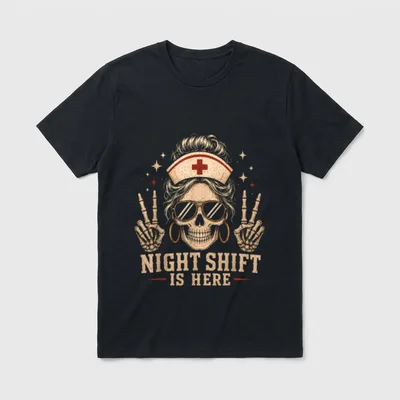Funny Nurse Halloween T-Shirt – Classic T-Shirt in Black