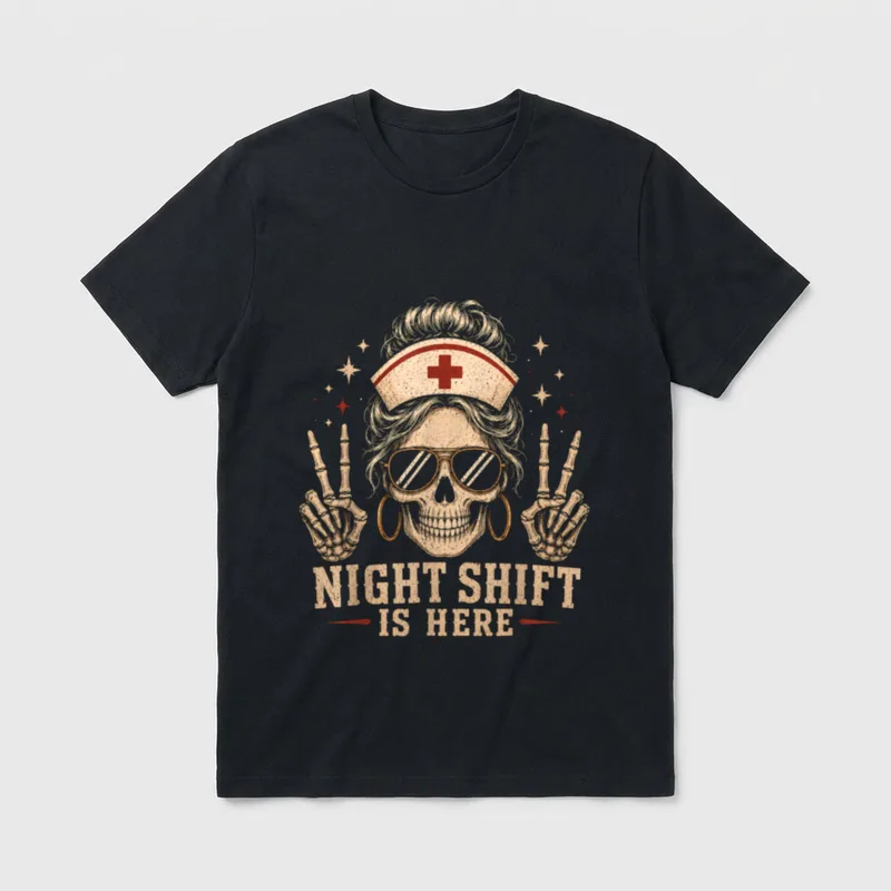 Funny Nurse Halloween T-Shirt – Classic T-Shirt in Black