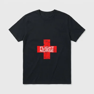 EMS Helicopter Flight Nurse Awesome T-Shirt – Classic T-Shirt in Black